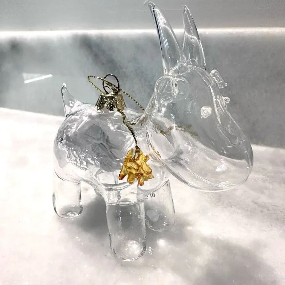 Beekman 1802 Extremely RARE Baby Goat Inside Blown Glass Ornament Large